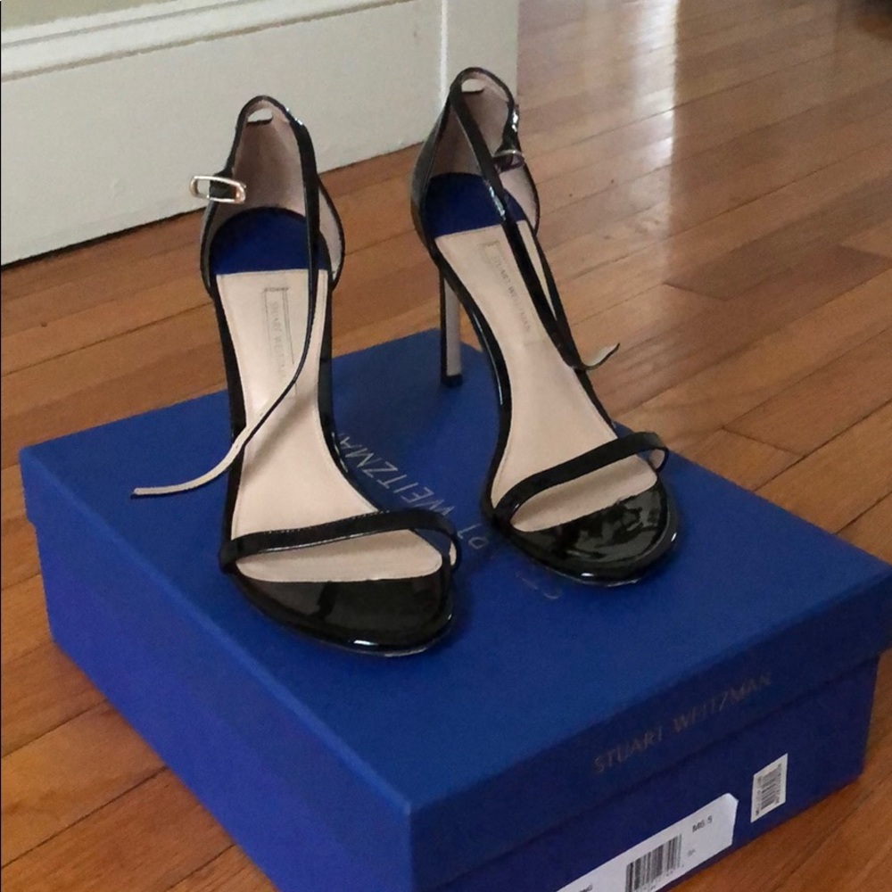 Stuart Weitzman black nudist size 6.5